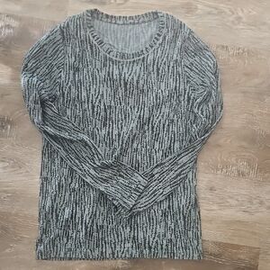 Athleta Black and Gray Women's Top Jersey